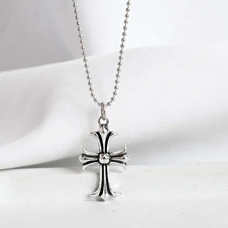 S925 Fine Silver Lillian Celebrity Style Cross Necklace South Korea INS Cool Women's Long Trend Choker Accessories
S925 Fine Silver Lillian Celebrity Style Cross Necklace South Korea INS Cool Women's Long Trend Choker Accessories