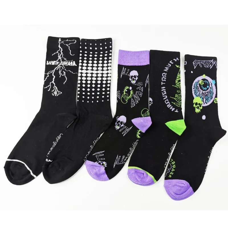 1 Pair Women MEN Socks 2021 New Print Harajuku Korean Style Fashion Color Matching Streetwear Hiphop Skateboard Casual Socks
1 Pair Women MEN Socks 2021 New Print Harajuku Korean Style Fashion Color Matching Streetwear Hiphop Skateboard Casual Socks