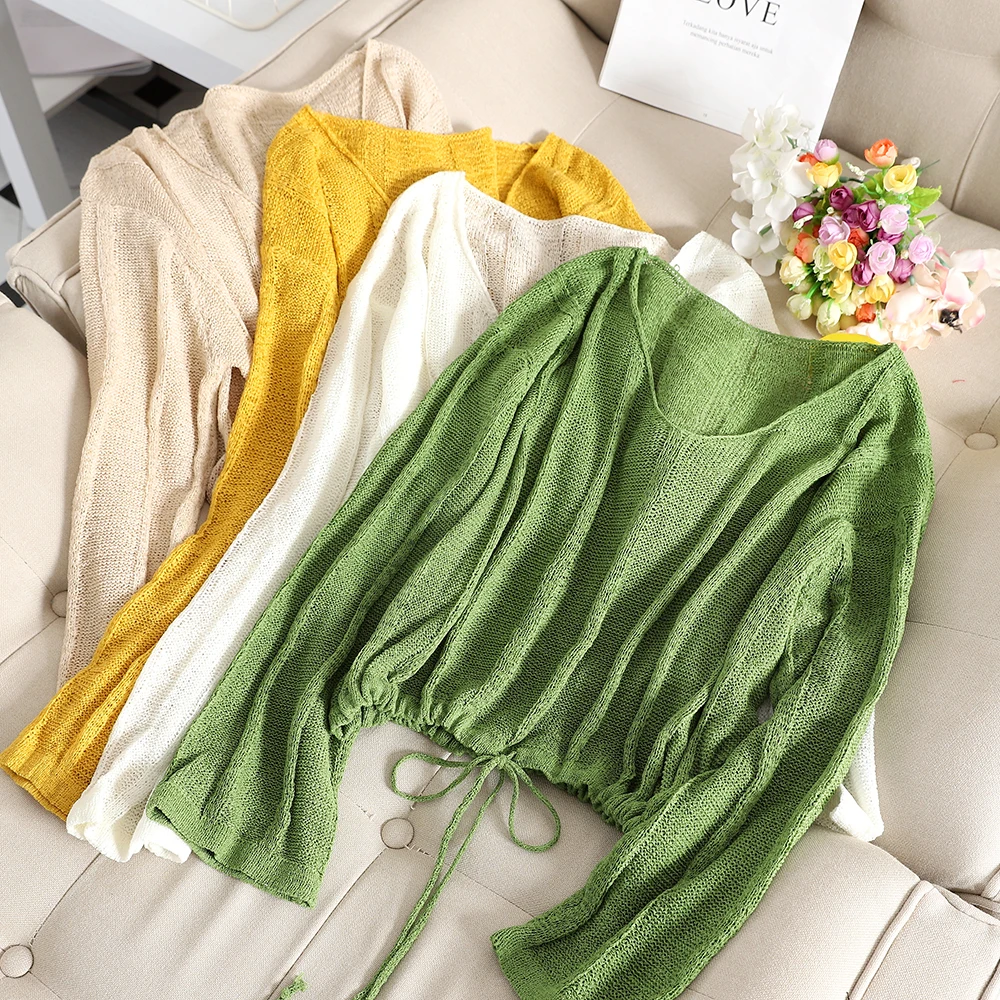 SKOONHEID 2019 Women Solid long sleeves Pullovers elelgant ladies lace-up hollow tricot sweaters Autumn V-neck bow kitted tops
SKOONHEID 2019 Women Solid long sleeves Pullovers elelgant ladies lace-up hollow tricot sweaters Autumn V-neck bow kitted tops