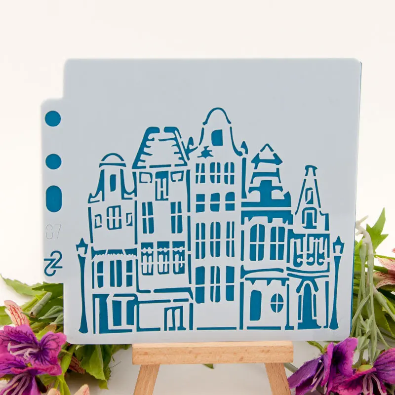 13cm 5.1" House Building Street DIY Layering Stencils Painting Scrapbook Coloring Embossing Album Decorative Card Template
13cm 5.1" House Building Street DIY Layering Stencils Painting Scrapbook Coloring Embossing Album Decorative Card Template