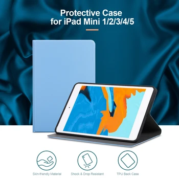 Protective Case PU Leather TPU Back Case Cover Tablet Support Stand for iPad Mini 1/2/3/4/5
Protective Case PU Leather TPU Back Case Cover Tablet Support Stand for iPad Mini 1/2/3/4/5