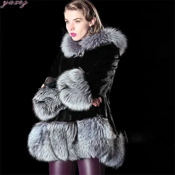 New Coat Autumn Winter 2019 Mink Coat Hooded Coat Medium Long Winter Women's Skin Coat
New Coat Autumn Winter 2019 Mink Coat Hooded Coat Medium Long Winter Women's Skin Coat