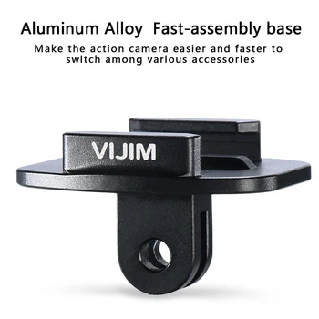 GP-2 GoPro Aluminium Alloy Base Quick Mount Adapter GoPro 7 Fast Assembly Base Suitable For All Motion Cameras
GP-2 GoPro Aluminium Alloy Base Quick Mount Adapter GoPro 7 Fast Assembly Base Suitable For All Motion Cameras