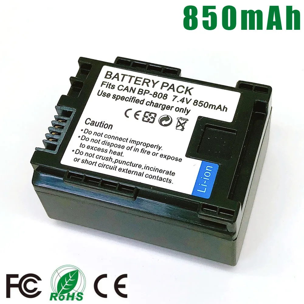 BP-808 BP808 BP 808 Battery For Canon BP-809 BP-819 BP-827 FS200 FS21 FS22 FS100 FS10 FS11 HF200 HF20 HFS100 S10 FS300 battery
BP-808 BP808 BP 808 Battery For Canon BP-809 BP-819 BP-827 FS200 FS21 FS22 FS100 FS10 FS11 HF200 HF20 HFS100 S10 FS300 battery