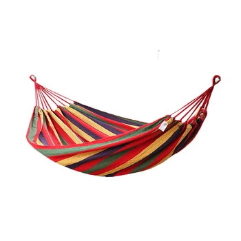 Outdoor Camping Portable Garden Hammock Chair Sleeping Backyard Leisure Single Double Hanging Bed Canvas Swing With Carry Bag
Outdoor Camping Portable Garden Hammock Chair Sleeping Backyard Leisure Single Double Hanging Bed Canvas Swing With Carry Bag