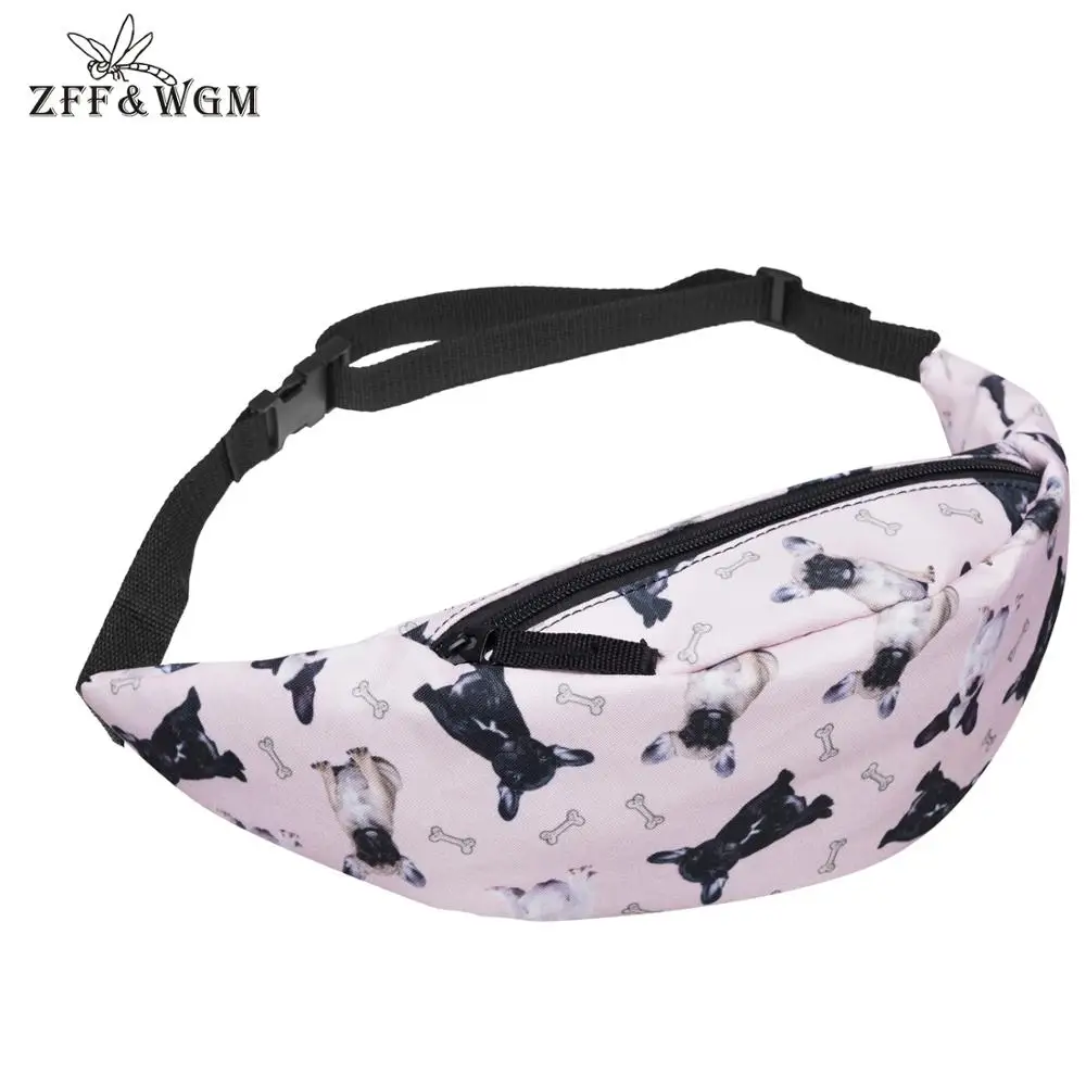 

ZFF&WGm New 3D Colorful Waist Pack For Men Fanny Pack Style Bum Bag Color Geometry Women Money Belt Travelling Waist Bag