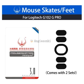 New Mouse Feet/Skates Teflon for Log.itech G102 G PRO Games Laser Computer Gaming mouse X2 SETs
New Mouse Feet/Skates Teflon for Log.itech G102 G PRO Games Laser Computer Gaming mouse X2 SETs