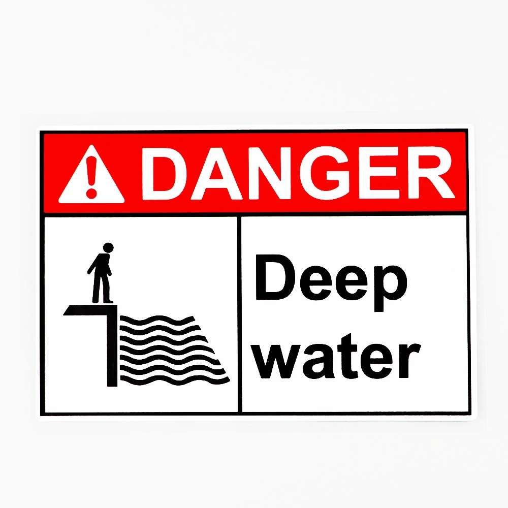 Creative Here Water Depth Warning Car Stickers Pvc Personality Fashion Body Windows Waterproof Decals Exquisite Decoration
Creative Here Water Depth Warning Car Stickers Pvc Personality Fashion Body Windows Waterproof Decals Exquisite Decoration