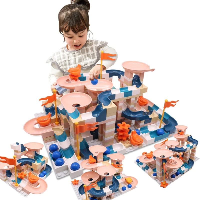 101-404pcs Big Size Marble Race Run DIY Maze Balls Building Blocks Duploed DIY Funnel Slide Bricks Toys For Children Kids Gifts
101-404pcs Big Size Marble Race Run DIY Maze Balls Building Blocks Duploed DIY Funnel Slide Bricks Toys For Children Kids Gifts