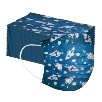 50PCS Planet Printed Kids Disposable Mask Non-woven Fabric Face Cover Breathable Children Mouth Mask Mascarillas Desechables
50PCS Planet Printed Kids Disposable Mask Non-woven Fabric Face Cover Breathable Children Mouth Mask Mascarillas Desechables