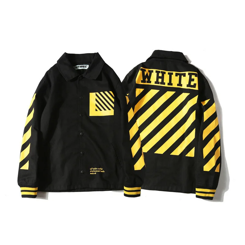 Europe And America Ow Yellow Zebra Stripes Printed Jacket Men's Autumn And Winter New Style Popular Brand COUPLE'S Jacket Thin C
Europe And America Ow Yellow Zebra Stripes Printed Jacket Men's Autumn And Winter New Style Popular Brand COUPLE'S Jacket Thin C