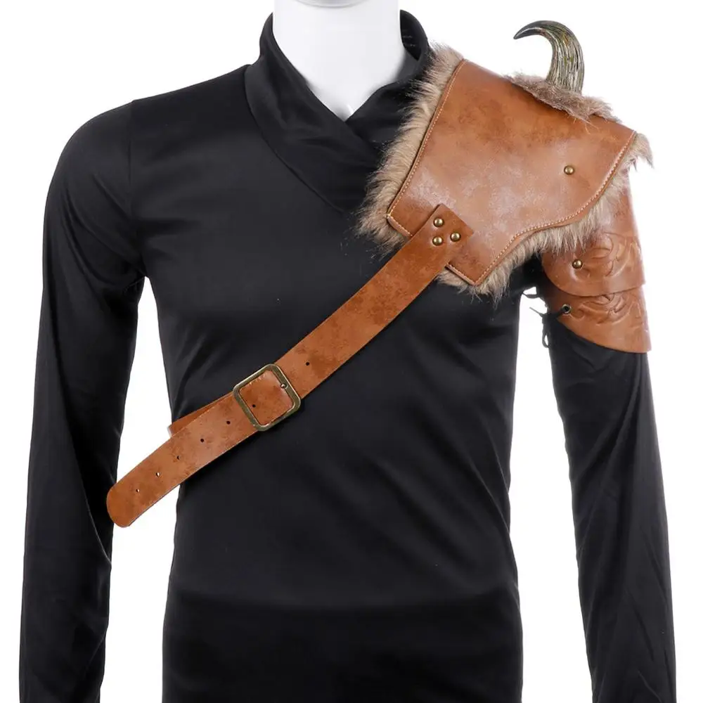 Medieval Viking Pirate Cosplay PU Leather Shoulder Armor Straps Adjustable Halloween Props Party High Quality Accessories
Medieval Viking Pirate Cosplay PU Leather Shoulder Armor Straps Adjustable Halloween Props Party High Quality Accessories