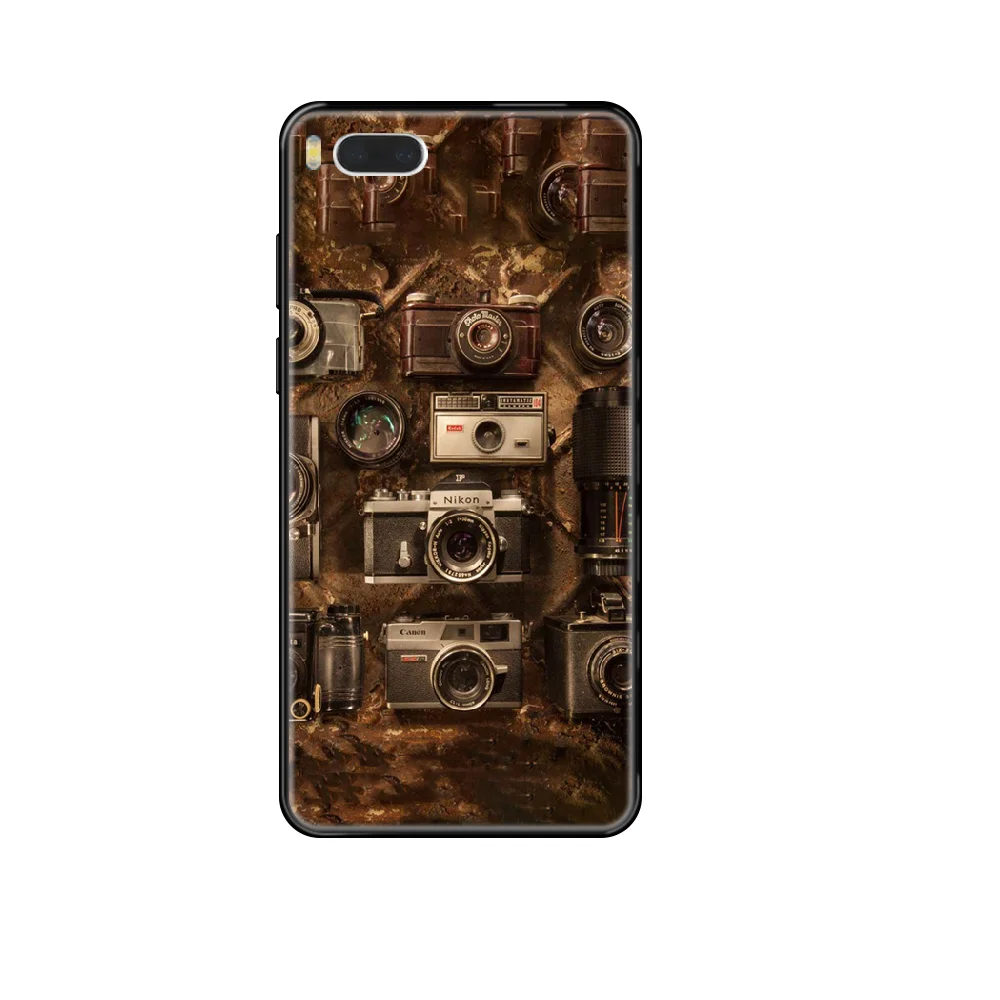 luxury Camera kodak photo Phone case For Xiaomi Redmi Mi 3 5 6 8 9 A1 2 Max3 Mix2 X SE Lite Pro black fashion cover art