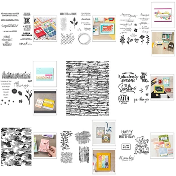 2020 New Stampin up Clear Sentiment Words Stamps and Flowers Leaves Cutting Dies Scrapbooking For Valentine Crafts Card Making
2020 New Stampin up Clear Sentiment Words Stamps and Flowers Leaves Cutting Dies Scrapbooking For Valentine Crafts Card Making