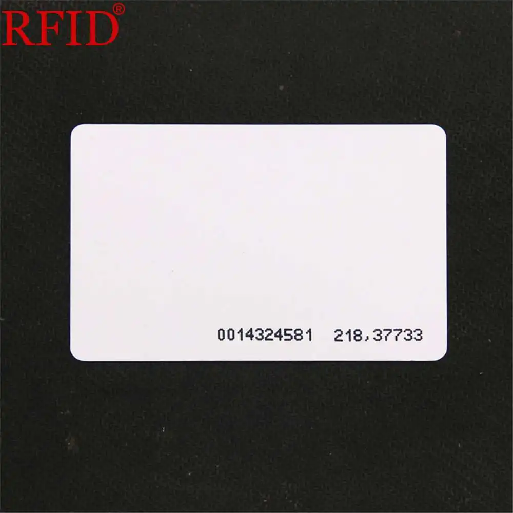 

ID 125khz EM4100 TK4100 Read Only White Card Keyfob Token RFID Proximity Chip Access Control Card Fast Shipping 100pcs