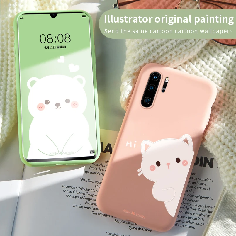 Чехол для Huawei P20 P30 P40 Lite Pro Honor 8X 9X 10 20 30 силиконовый | Мобильные телефоны и