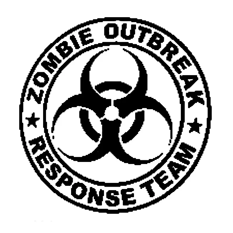 Bumper Sticker Zombie Outbreak Response Team Decals Apocalypse Biohazard Car Sticker and Decals Black 13.3cm * 13.6cm
Bumper Sticker Zombie Outbreak Response Team Decals Apocalypse Biohazard Car Sticker and Decals Black 13.3cm * 13.6cm
