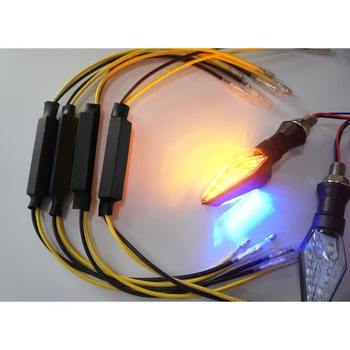 4PCS 12V Motorcycle Turn Signal Light Flashing Adapter Fixing Error Indicator LED Decoder LED Lamp Canceller Fog Lamp Resistor *
4PCS 12V Motorcycle Turn Signal Light Flashing Adapter Fixing Error Indicator LED Decoder LED Lamp Canceller Fog Lamp Resistor *