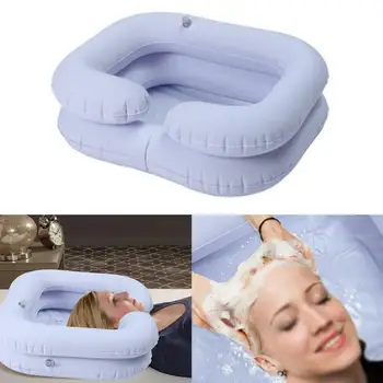 Inflatable Hair Washing Basin Portable Shampoo Tray With Drain Tube Handicap Bed Rest Aid Use Salon Treatment Hairdressing Tool
Inflatable Hair Washing Basin Portable Shampoo Tray With Drain Tube Handicap Bed Rest Aid Use Salon Treatment Hairdressing Tool