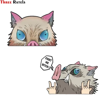 Three Ratels FC123 3D Funny DEMON SLAYER INOSUKE HASHIBIRA FIGHT ME BITCH Anime Peeking Motorcycle Car Bumper Decal Car Sticker
Three Ratels FC123 3D Funny DEMON SLAYER INOSUKE HASHIBIRA FIGHT ME BITCH Anime Peeking Motorcycle Car Bumper Decal Car Sticker