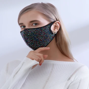 Kpop Korean New Arrival Fashion Personality Colourful Diamond Mouth Mask Washable Reusable Mask Dustproof Filter Cover Masque
Kpop Korean New Arrival Fashion Personality Colourful Diamond Mouth Mask Washable Reusable Mask Dustproof Filter Cover Masque