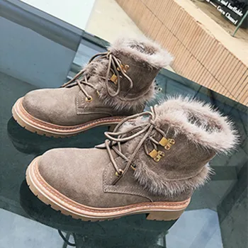 2020 Winter New Suede Ankle Boots Women's Wild Women's Shoes Matte Leather Martin Boots Flat European and American Wind Boots
2020 Winter New Suede Ankle Boots Women's Wild Women's Shoes Matte Leather Martin Boots Flat European and American Wind Boots