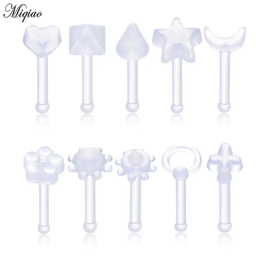 Miqiao 2 Pcs Body Piercing Jewelry Acrylic Transparent Petals Peach Heart Pentagram Moon Cross Conical Nails
Miqiao 2 Pcs Body Piercing Jewelry Acrylic Transparent Petals Peach Heart Pentagram Moon Cross Conical Nails