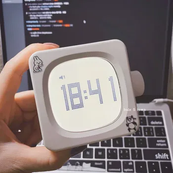 Creative Led Digital Clock Glow Tube Alarm Bedroom Desk Electronic Digital Clock Intelligent Horloge Home Decor Clock DB60SZ
Creative Led Digital Clock Glow Tube Alarm Bedroom Desk Electronic Digital Clock Intelligent Horloge Home Decor Clock DB60SZ
