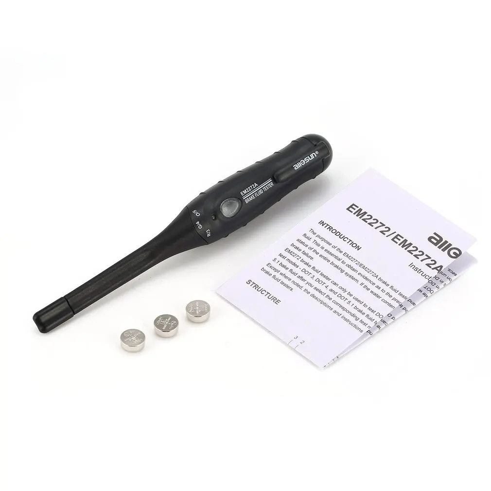 Auto Car Brake Fluid Tester Pen Vehicle Check Fluid Quality LED Indicator Diagnostic Tool Testing Automotive Brake Oil Check Pen
Auto Car Brake Fluid Tester Pen Vehicle Check Fluid Quality LED Indicator Diagnostic Tool Testing Automotive Brake Oil Check Pen
