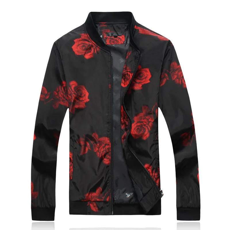 2020 Autumn Spring Thin Floral Spring Jacket Men Streetwear Bomber Big Size Clothes
2020 Autumn Spring Thin Floral Spring Jacket Men Streetwear Bomber Big Size Clothes