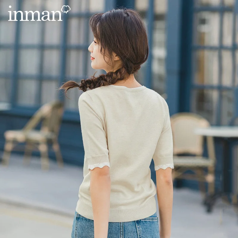 INMAN 2020 Spring New Arrival Literary Temperament Base Outside Wear Concise Style Short Sleeve Knitwear
INMAN 2020 Spring New Arrival Literary Temperament Base Outside Wear Concise Style Short Sleeve Knitwear