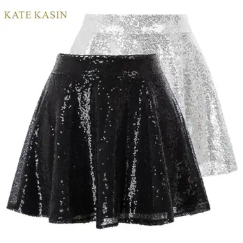 Kate Kasin Women's Sequin Glitter Mini Pleated Skater Skirt High Waist Flared A-Line Skirts Sparkling Sequins Club Party Skirt
Kate Kasin Women's Sequin Glitter Mini Pleated Skater Skirt High Waist Flared A-Line Skirts Sparkling Sequins Club Party Skirt