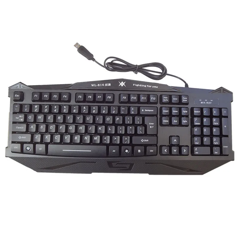 

Thunder K816 Three-Color Selectable Internet Cafes Game Business Office Keyboard Internet Cafes Gaming Only Lol