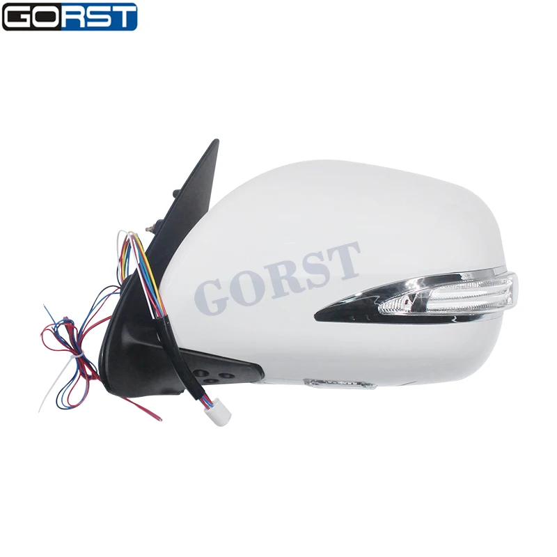 Accessories Car-Styling Electric Reflector Rearview Mirror Side Mirror Exterior With Led Light For Toyota Hiace 200 2005-2015-9