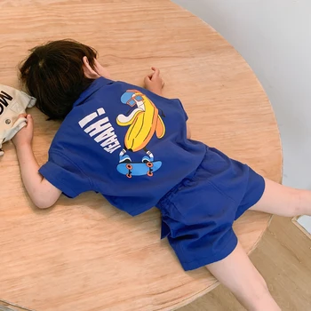 Boys Cargo Shorts and Short-Sleeved Kit Children's Summer Western Style Two-Piece 2020 of the New Children Baby Summer Tide
Boys Cargo Shorts and Short-Sleeved Kit Children's Summer Western Style Two-Piece 2020 of the New Children Baby Summer Tide