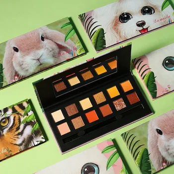 Cute Animal Matte Pearlescent Pigment Glitter Powder Eyeshadow Palette Shimmer Waterproof Eye Shadow Primer Makeup Highlight
Cute Animal Matte Pearlescent Pigment Glitter Powder Eyeshadow Palette Shimmer Waterproof Eye Shadow Primer Makeup Highlight