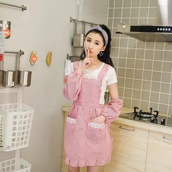 double layer waterproof kitchen cooking Flower Shops Coffee shop apron lovely princess suit apron With 2 pocket
double layer waterproof kitchen cooking Flower Shops Coffee shop apron lovely princess suit apron With 2 pocket