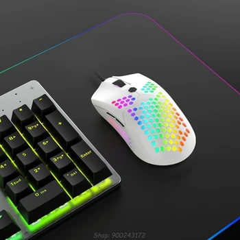 M5 Hollow-out Honeycomb Shell Gaming Mouse Colorful RGB Backlit Light Wired Mice with 7 Buttons for Game Lovers O16 20 Dropship
M5 Hollow-out Honeycomb Shell Gaming Mouse Colorful RGB Backlit Light Wired Mice with 7 Buttons for Game Lovers O16 20 Dropship