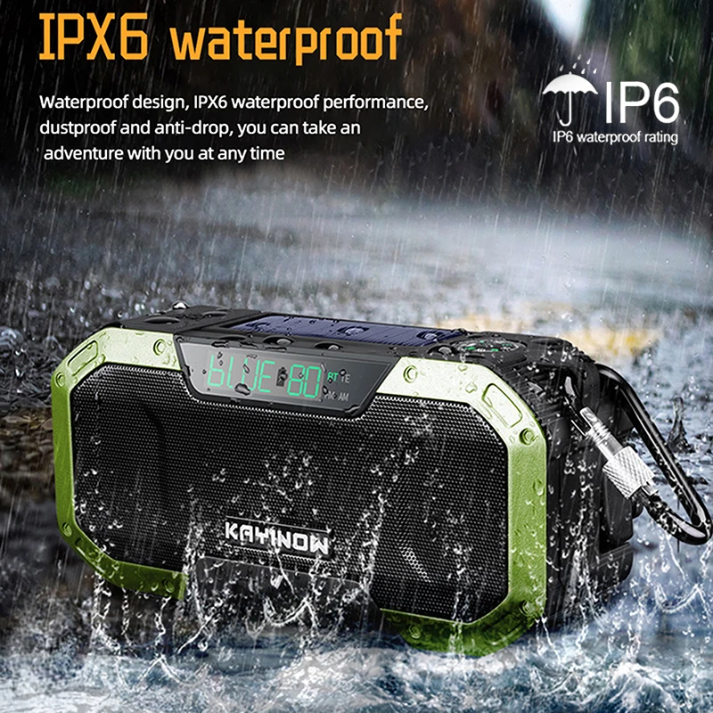 Multifunctional Hand Radio Solar Crank Dynamos Powered AM/FM/WB/NOAA Weather Radio Use Emergency LED Flashlight And Power Bank
Multifunctional Hand Radio Solar Crank Dynamos Powered AM/FM/WB/NOAA Weather Radio Use Emergency LED Flashlight And Power Bank
