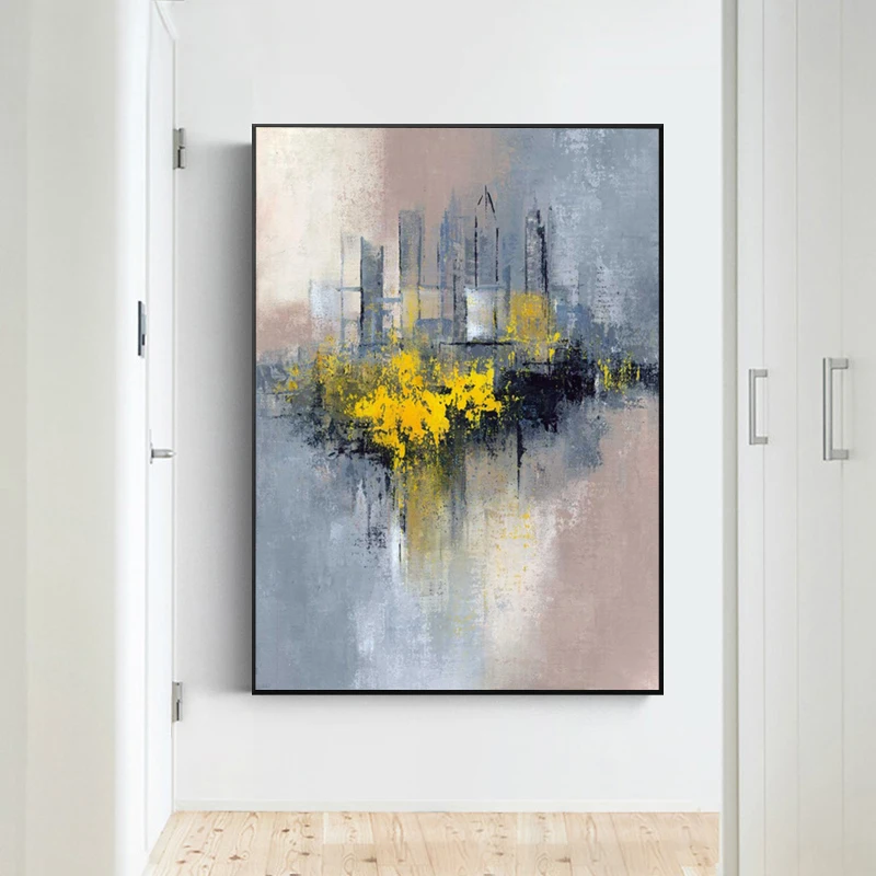 Hand Painted Oil Painting Canvas Art Living Room Decor Modern Painting Abstract Painting HongKong City Painting Large Wall Art
Hand Painted Oil Painting Canvas Art Living Room Decor Modern Painting Abstract Painting HongKong City Painting Large Wall Art