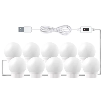 Motion Sensor USB LED Makeup Light Kit 6/10/14leds Dimmable Mirror Bulbs Hollywood Vanity Lights Bathroom Dressing Table Lamp
Motion Sensor USB LED Makeup Light Kit 6/10/14leds Dimmable Mirror Bulbs Hollywood Vanity Lights Bathroom Dressing Table Lamp