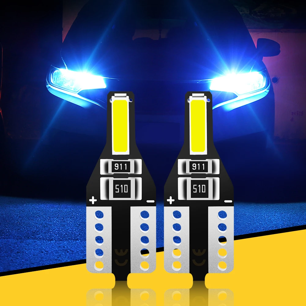 5Pcs T10 W5W LED Bulbs Car Signal Lamp Interior Lights for bmw e90 e46 e60 e39 f10 f30 audi a3 a4 b8 a6 vw golf passat | Автомобили и