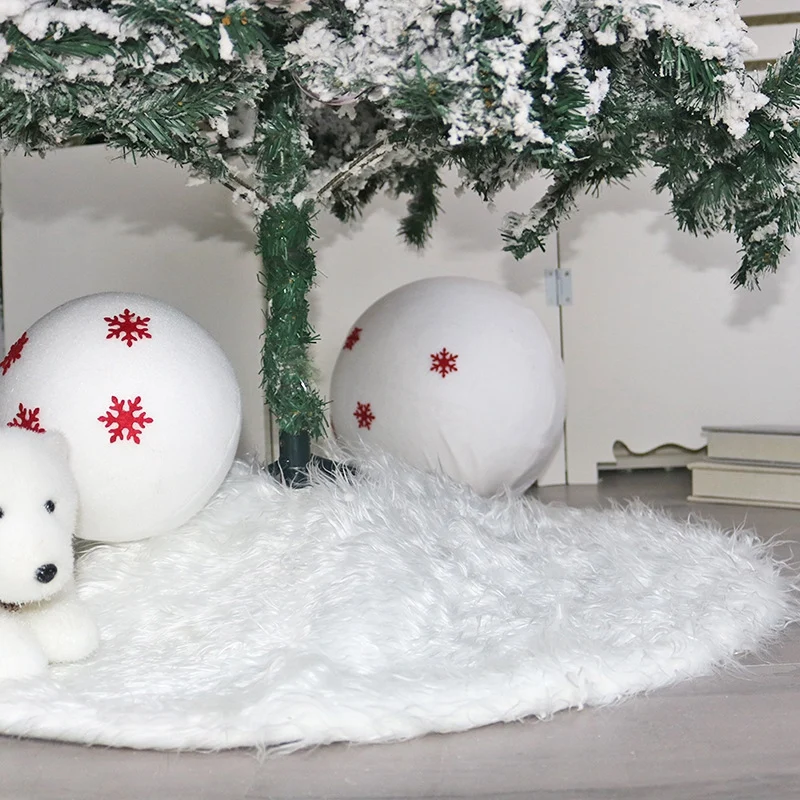 48 inch White Plush Christmas Tree Skirt Aprons Christmas Tree Carpet Christmas Decorations for Home New Year Xmas Decor
48 inch White Plush Christmas Tree Skirt Aprons Christmas Tree Carpet Christmas Decorations for Home New Year Xmas Decor