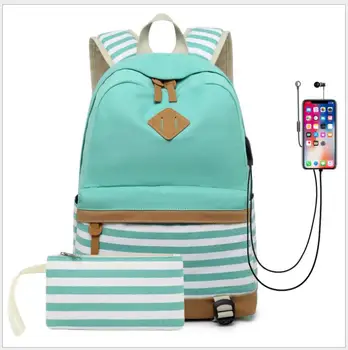 New Canvas Backpack Women School Bags for Girls Large Capacity USB Charge Laptop Backpack Travel Rucksack for Teenagers
New Canvas Backpack Women School Bags for Girls Large Capacity USB Charge Laptop Backpack Travel Rucksack for Teenagers