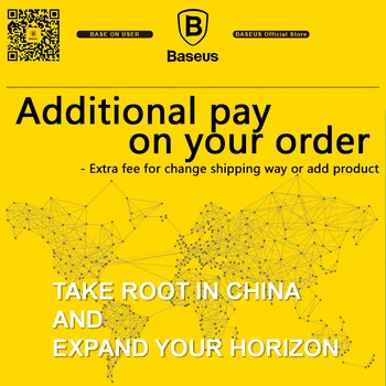 Baseus Additional pay on your order ( Use for upgrade or change shipping way / add product / change product )
Baseus Additional pay on your order ( Use for upgrade or change shipping way / add product / change product )