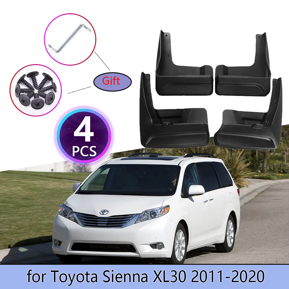 4х Брызговики для Toyota Sienna XL30 2011 ~ 2020, облицовочные Брызговики, грязевые щитки, защитные аксессуары для брызговиков 2012 2013 2015 2018
4х Брызговики для Toyota Sienna XL30 2011 ~ 2020, облицовочные Брызговики, грязевые щитки, защитные аксессуары для брызговиков 2012 2013 2015 2018