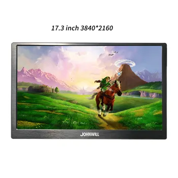 Monitor 4K 17.3 inch Portable Type-C LCD DP 2*hdmi for PS4 laptop Raspberry pi Switch PS3 miniTV Xbox Computer 16:9 speaker
Monitor 4K 17.3 inch Portable Type-C LCD DP 2*hdmi for PS4 laptop Raspberry pi Switch PS3 miniTV Xbox Computer 16:9 speaker