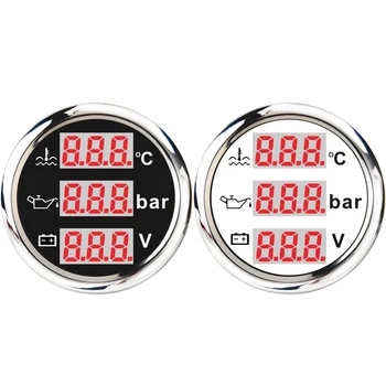 3 In 1 Multi-Function Digital Gauge Water Temp Oil Pressure Gauge With Alarm Voltmeter IP67 Voltage Water Temperature Gauge
3 In 1 Multi-Function Digital Gauge Water Temp Oil Pressure Gauge With Alarm Voltmeter IP67 Voltage Water Temperature Gauge