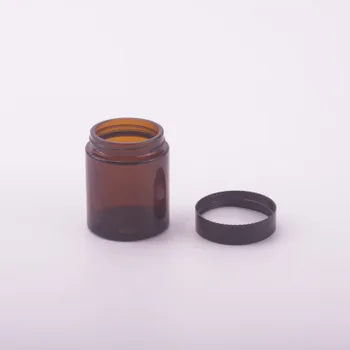 100pcs 100g/ml brown glass bottles pot with black plastic cover amber glass cream container Anti-UV refillable face cream jar
100pcs 100g/ml brown glass bottles pot with black plastic cover amber glass cream container Anti-UV refillable face cream jar