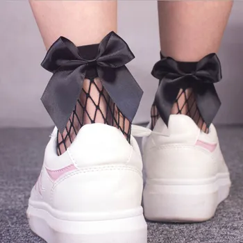 Fashion 2020 New Women Sexy Black Mesh Short Ankle Socks Christmas Girls Fishnet Socks With Cute Bow Ladies Socks Bow Sox
Fashion 2020 New Women Sexy Black Mesh Short Ankle Socks Christmas Girls Fishnet Socks With Cute Bow Ladies Socks Bow Sox